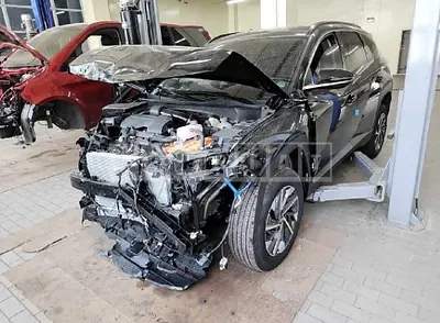Photo 1 of 18: 2023 Hyundai Tucson, VIN KMHJE811BPU087952 — Korean insurance auction