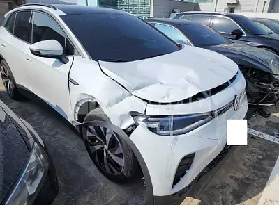 Photo 1 of 16: 2022 Volkswagen ID.4 Pro, VIN WVGZZZE2ZNP045367 — Korean insurance auction