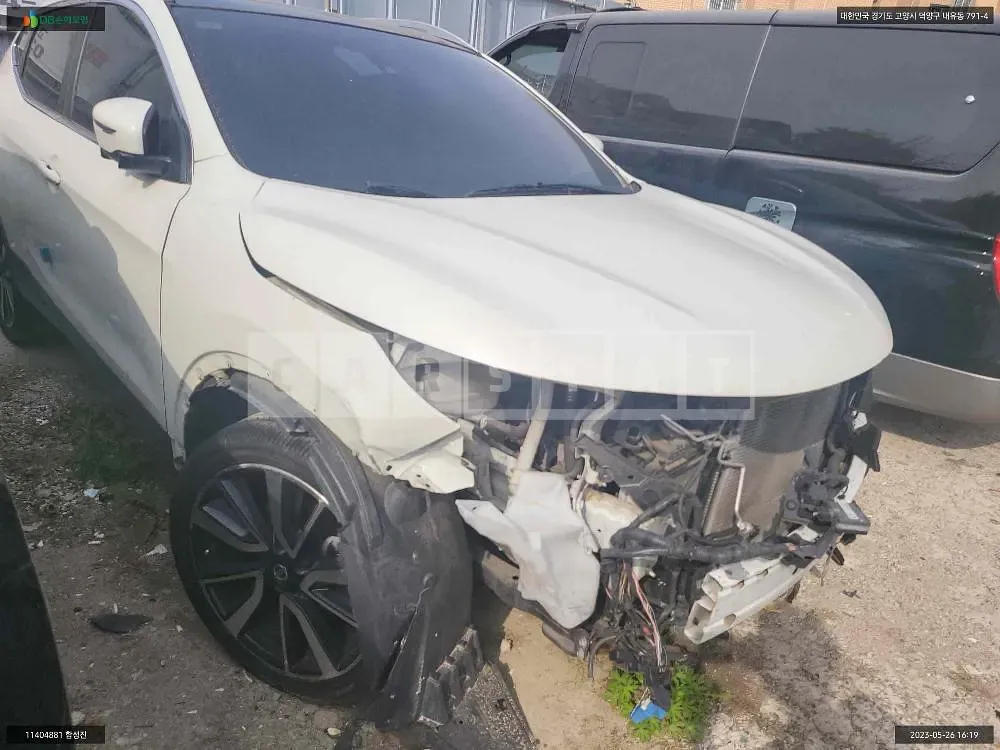 Photo 2 of 9: 2016 Nissan Qashqai, VIN SJNDJ18E7GA486833 — Korean insurance auction