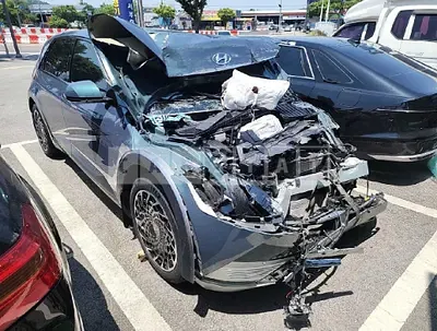 Photo 1 of 15: 2022 Hyundai Modern Ionic 5, VIN KMHKR81AFNU079894 — Korean insurance auction