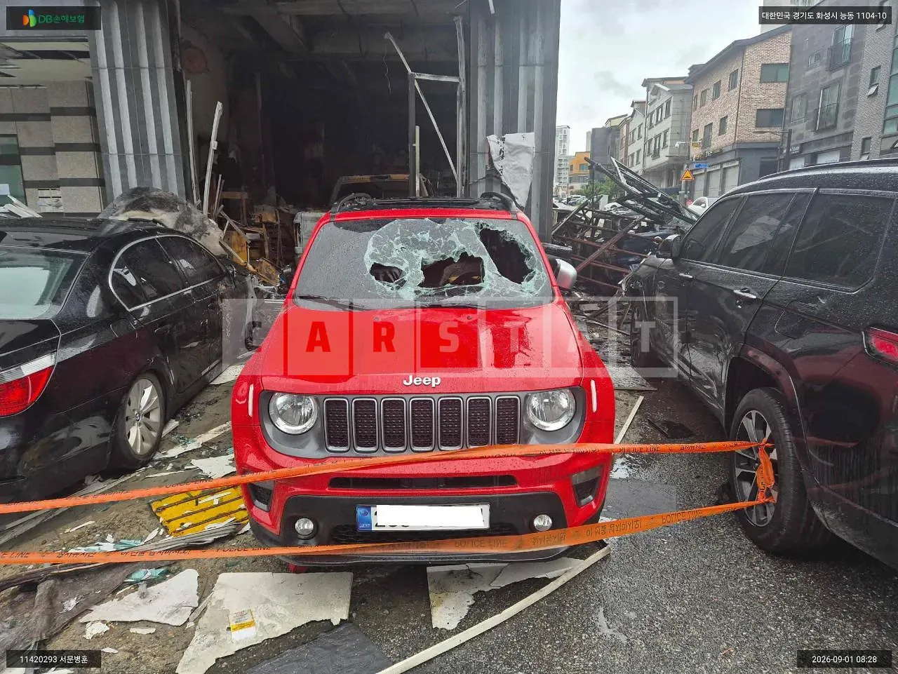 Photo 2 of 12: 2022 Jeep Zip Renegade 1.3 FWD, VIN 1C4NJCD11NPN86911 — Korean insurance auction