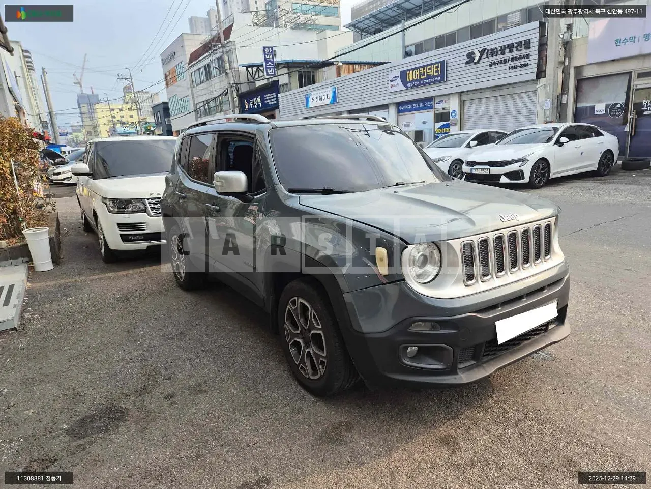 Photo 2 of 9: 2016 Jeep Zip Renegade, VIN 1C4BU0000GPD69233 — Korean insurance auction
