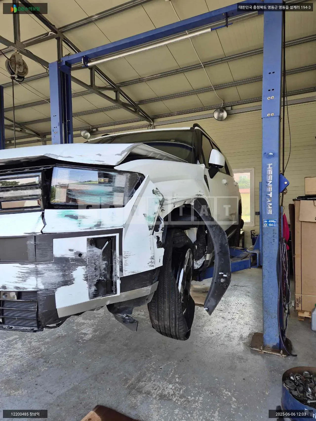 Photo 2 of 20: 2025 Hyundai Santa Fe, VIN KMHP381LGSU053367 — Korean insurance auction