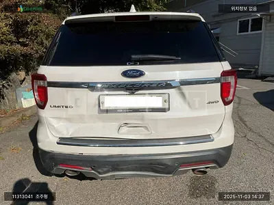Photo 1 of 8: 2018 Ford Explorer, VIN 1FM5K8F80JGB24012 — Korean insurance auction