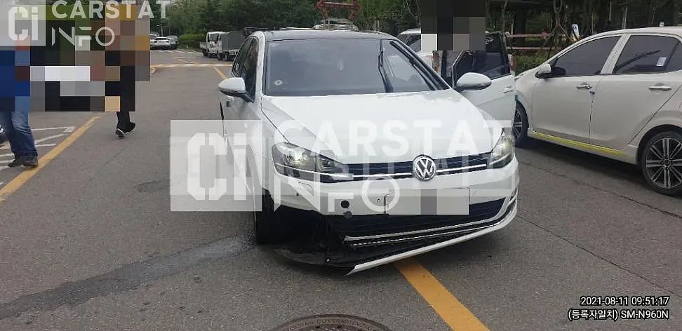 Photo 2 of 12: 2016 Volkswagen Golf 2.0 TDI BMT, VIN WVWZZZAUZGW091682 — Korean insurance auction