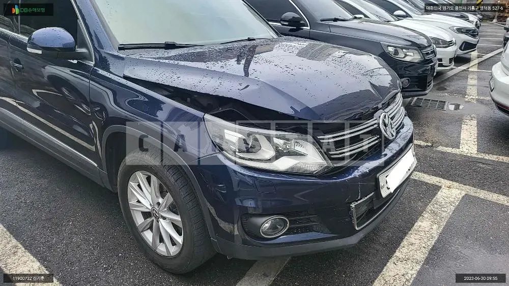 Photo 2 of 11: 2015 Volkswagen Tiguan 2.0 TDI BMT, VIN WVGZZZ5NZFW565262 — Korean insurance auction