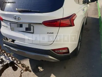 Photo 1 of 9: 2018 Hyundai Santa Fe 2.0 (Diesel), VIN KMHS281BBKU070687 — Korean insurance auction