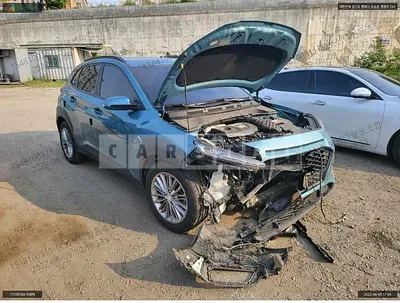 Photo 1 of 10: 2017 Hyundai Kona, VIN KMHK4815GJU007434 — Korean insurance auction