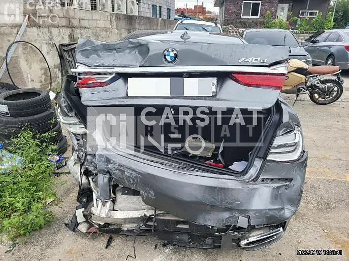 Photo 2 of 25: 2019 BMW 740d xDrive WLTP, VIN WBA7C6102KB383919 — Korean insurance auction