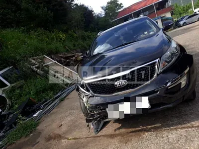 Photo 1 of 27: 2015 Kia Sportage R, VIN KNAPC813BFK743293 — Korean insurance auction