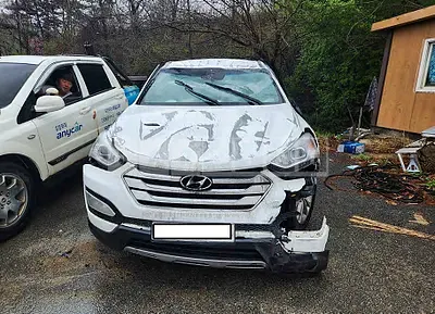 Photo 1 of 8: 2015 Hyundai Santa Fe — Korean insurance auction