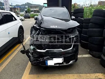 Photo 1 of 30: 2025 Kia Sorento, VIN KNARH81GBSA355735 — Korean insurance auction