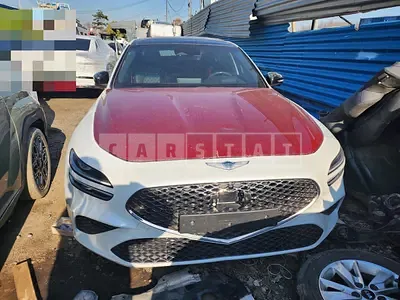 Photo 1 of 15: 2022 Genesis G70 2.0T 4WD, VIN KMTG141ADPU109244 — Korean insurance auction