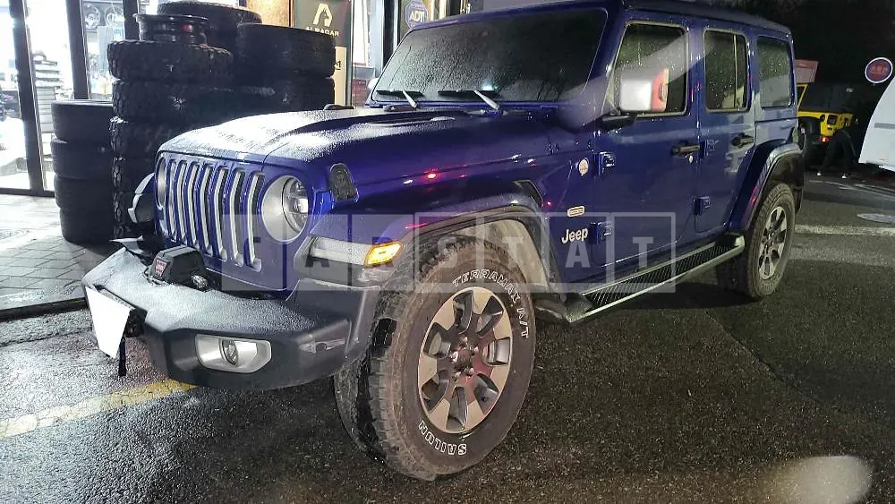 Photo 2 of 20: 2020 Jeep Zip Wrangler Sahara, VIN 1C4HJXEN5LW334295 — Korean insurance auction