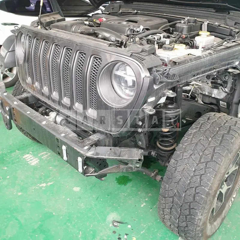 Photo 2 of 17: 2020 Jeep Wrangler Rubicon, VIN 1C4HJXFN5LW244398 — Korean insurance auction