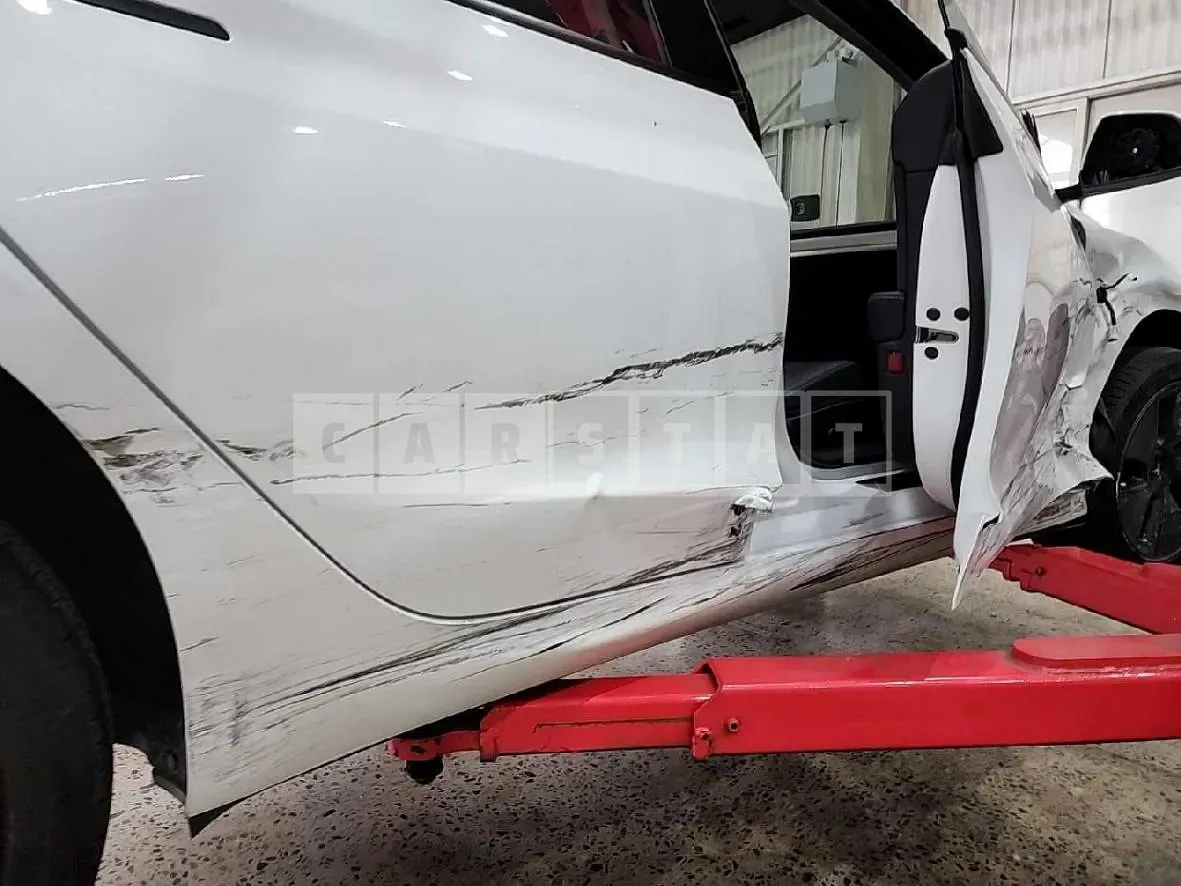 Photo 2 of 7: 2021 Tesla Model 3 Long Range, VIN 5YJ3E1EB0MF947416 — Korean insurance auction