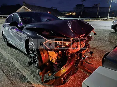 Photo 1 of 9: 2025 Kia K5, VIN KNAG3412BSA356075 — Korean insurance auction