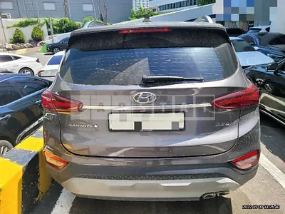 Photo 1 of 15: 2018 Hyundai Santa Fe 2.2, VIN KMHS281CBKU042149 — Korean insurance auction