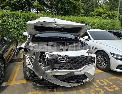Photo 1 of 9: 2022 Hyundai Santa Fe — Korean insurance auction