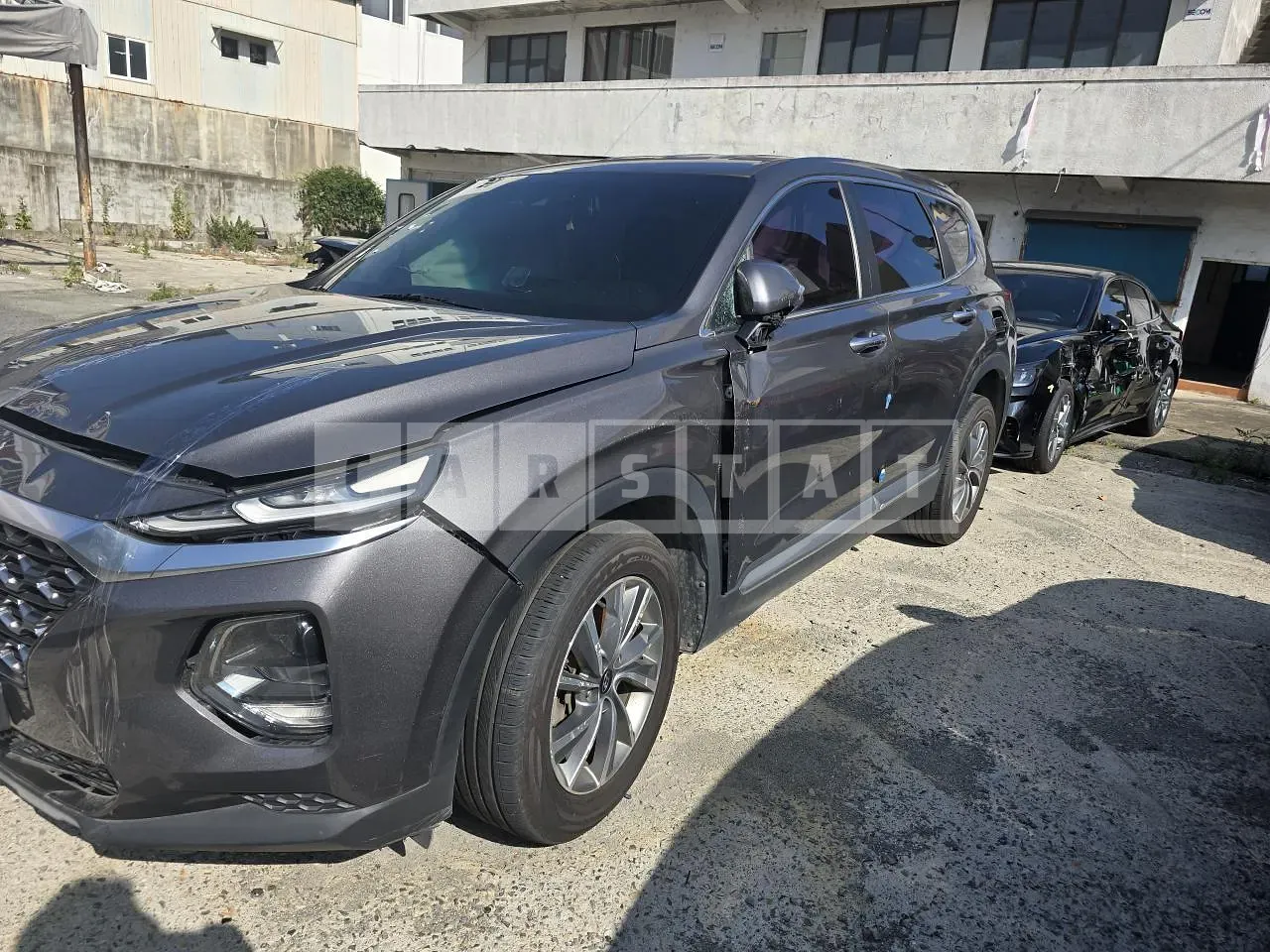 Photo 2 of 29: 2019 Hyundai Santa Fe, VIN KMHS281BBLU221776 — Korean insurance auction