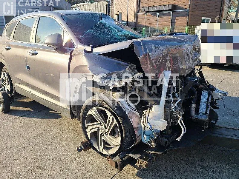 Photo 2 of 13: 2021 Hyundai Santa Fe, VIN KMHS281HHMU378653 — Korean insurance auction