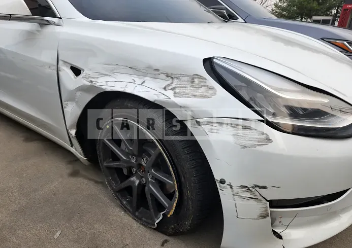 Photo 2 of 4: 2020 Tesla Model 3 Long Range, VIN 5YJ3E1EB9LF733538 — Korean insurance auction