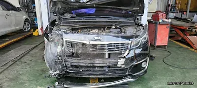 Photo 1 of 11: 2015 Kia Carnival, VIN KNAMC81ABFS044207 — Korean insurance auction