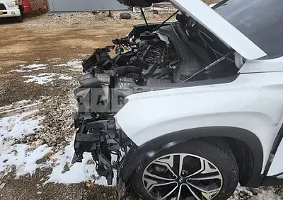 Photo 1 of 7: 2019 Hyundai Santa Fe, VIN KMHS381BBKU035744 — Korean insurance auction