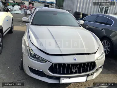 Photo 1 of 15: 2016 Maserati Ghibli Diesel, VIN ZAM57TSA5G1191679 — Korean insurance auction