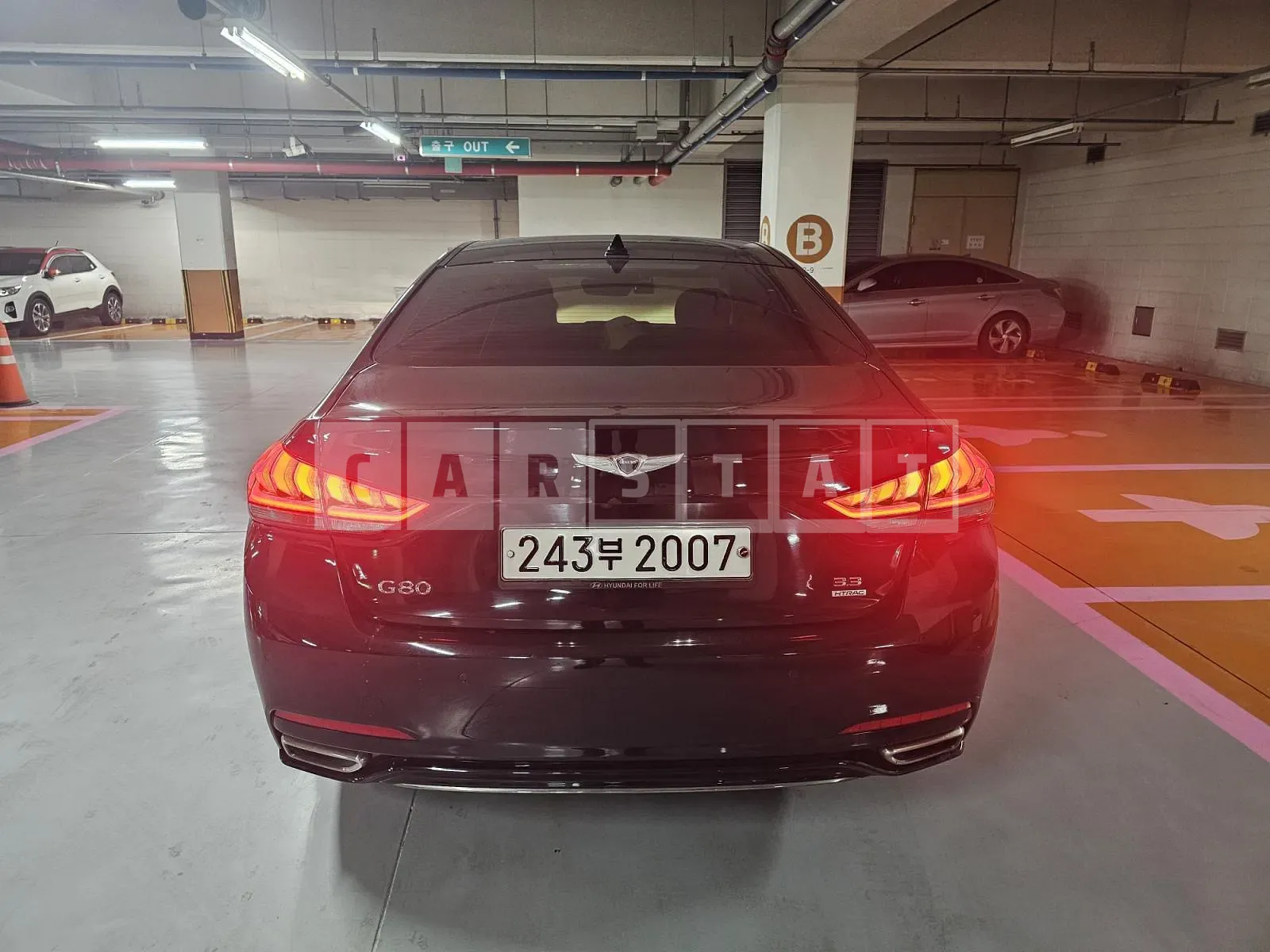Photo 2 of 9: 2017 Genesis G80 3.3 AWD — Korean insurance auction