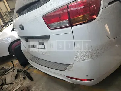 Photo 1 of 6: 2014 Kia Carnival, VIN KNHMF37ABFS006666 — Korean insurance auction