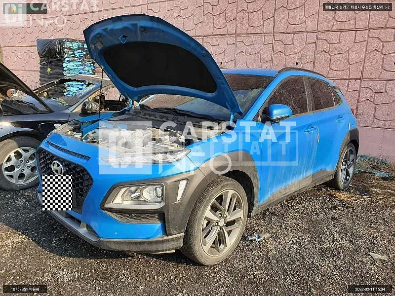 Photo 2 of 9: 2017 Hyundai Kona, VIN KMHK4815GJU004281 — Korean insurance auction