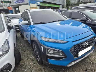 Photo 1 of 7: 2019 Hyundai Kona Hybrid, VIN KMHK381EGLU009125 — Korean insurance auction