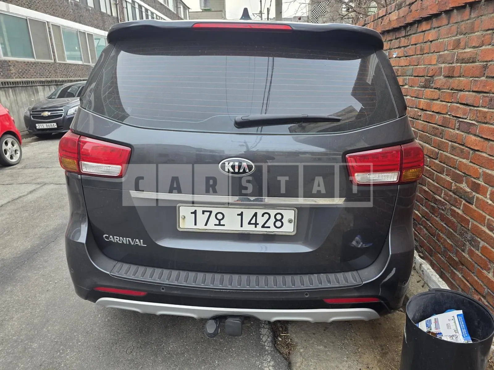 Photo 2 of 9: 2015 Kia Carnival 2.2, VIN KNAMB81ABFS075836 — Korean insurance auction