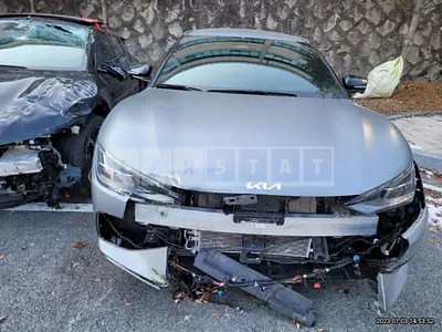 Photo 1 of 13: 2021 Kia EV6 Long Range GT-Line 4WD, VIN KNAC581CPNA013486 — Korean insurance auction