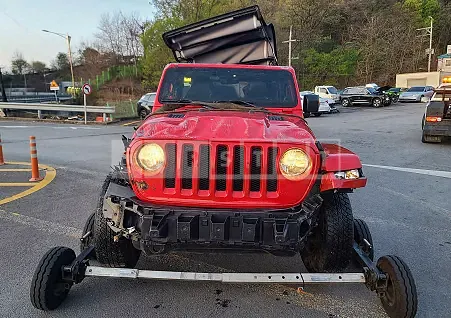 Photo 2 of 40: 2020 Jeep Zip Wrangler Willis, VIN 1C4HJXDN4LW350957 — Korean insurance auction