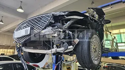 Photo 1 of 26: 2022 Genesis G80 AWD, VIN KMTGB41CDNU122209 — Korean insurance auction