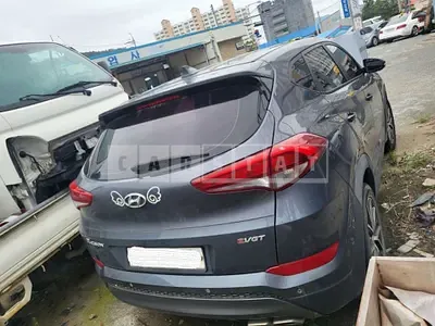 Photo 1 of 4: 2016 Hyundai Tucson, VIN KMHJ381ABGU006491 — Korean insurance auction