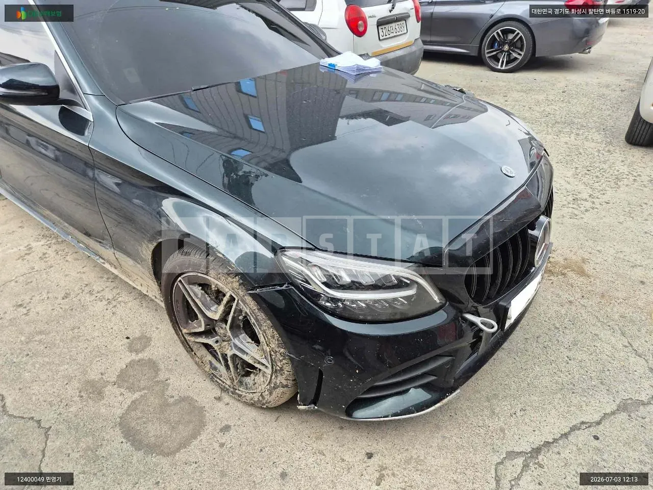 Photo 2 of 46: 2019 Mercedes-Benz C220 d 4Matic, VIN WDDWF1FB0KR485932 — Korean insurance auction
