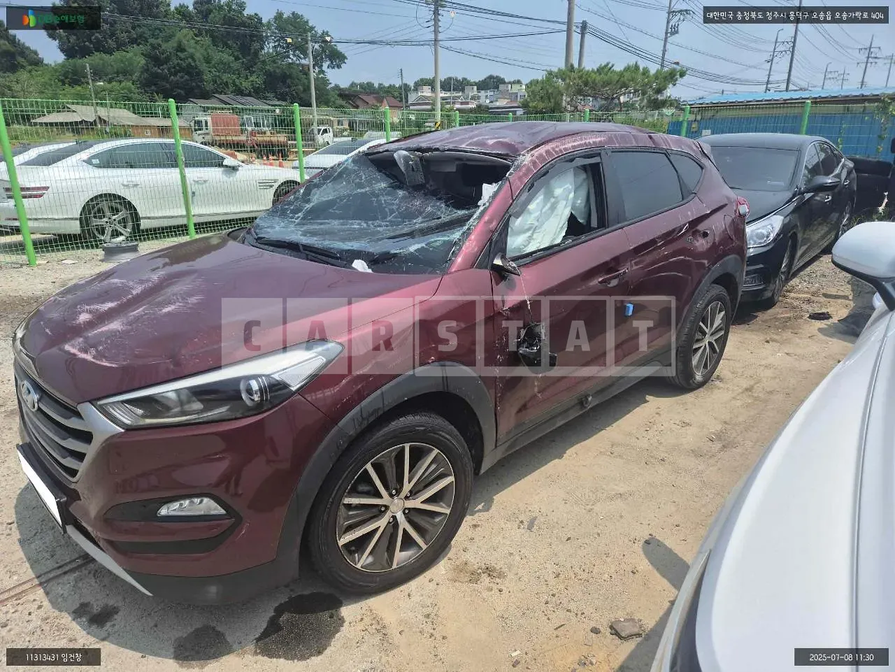 Photo 2 of 23: 2016 Hyundai Tucson, VIN KMHJ281ABHU312155 — Korean insurance auction