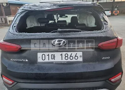 Photo 1 of 16: 2019 Hyundai Santa Fe, VIN KMHS281BBKU023902 — Korean insurance auction