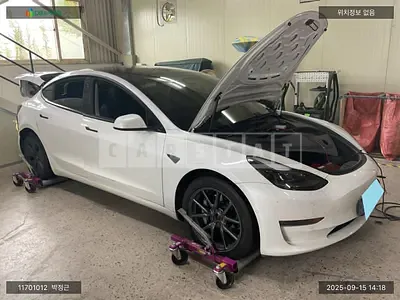 Photo 1 of 32: 2021 Tesla Model 3 Long Range, VIN 5YJ3E1EB0MF913914 — Korean insurance auction