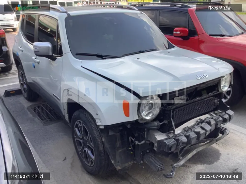 Photo 2 of 14: 2015 Jeep Zip Renegade, VIN 1C4BU0000FPC32580 — Korean insurance auction