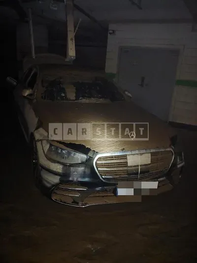 Photo 1 of 4: 2022 Mercedes-Benz S400d 4Matic, VIN W1K6F3DB6NA130040 — Korean insurance auction