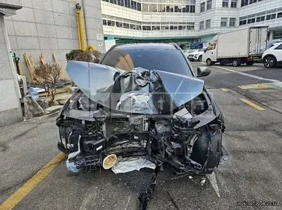 Photo 1 of 16: 2023 Hyundai Tucson, VIN KMHJC81BHPU179343 — Korean insurance auction
