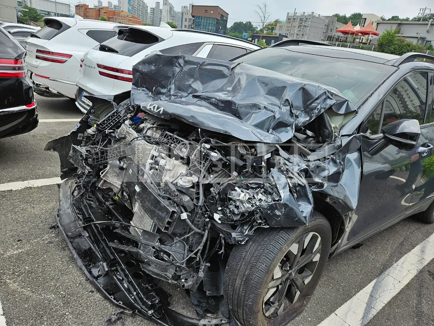 Photo 2 of 11: 2022 Kia Sportage, VIN KNAPW81CBNK016177 — Korean insurance auction
