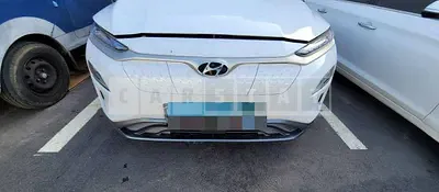 Photo 1 of 27: 2018 Hyundai Kona Electric, VIN KMHK381GFKU009309 — Korean insurance auction