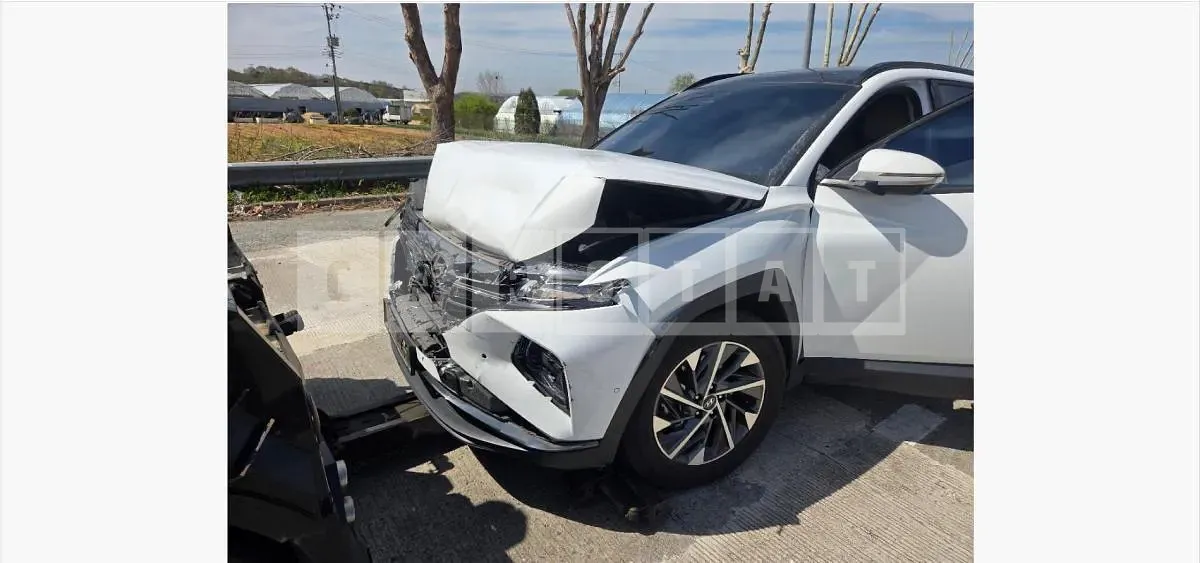 Photo 2 of 10: 2021 Hyundai Tucson Hybrid — Korean insurance auction