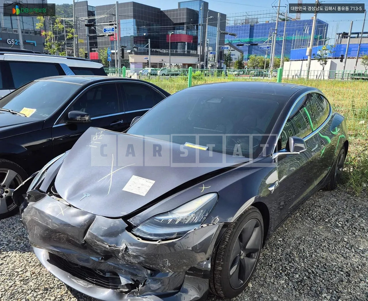 Photo 2 of 16: 2020 Tesla Model 3 Long Range, VIN 5YJ3E1EB7LF724563 — Korean insurance auction