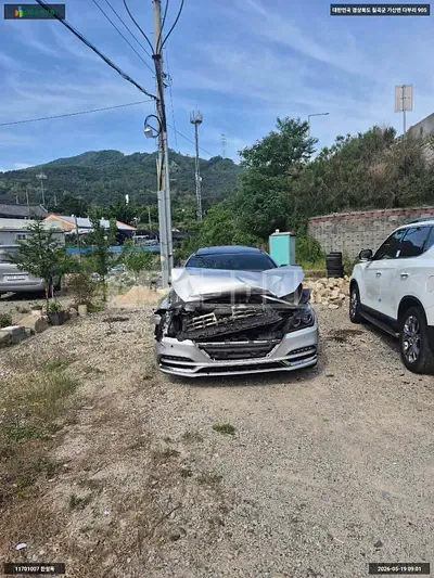 Photo 1 of 26: 2018 Hyundai Genesis G80, VIN KMHGN41DDJU298252 — Korean insurance auction